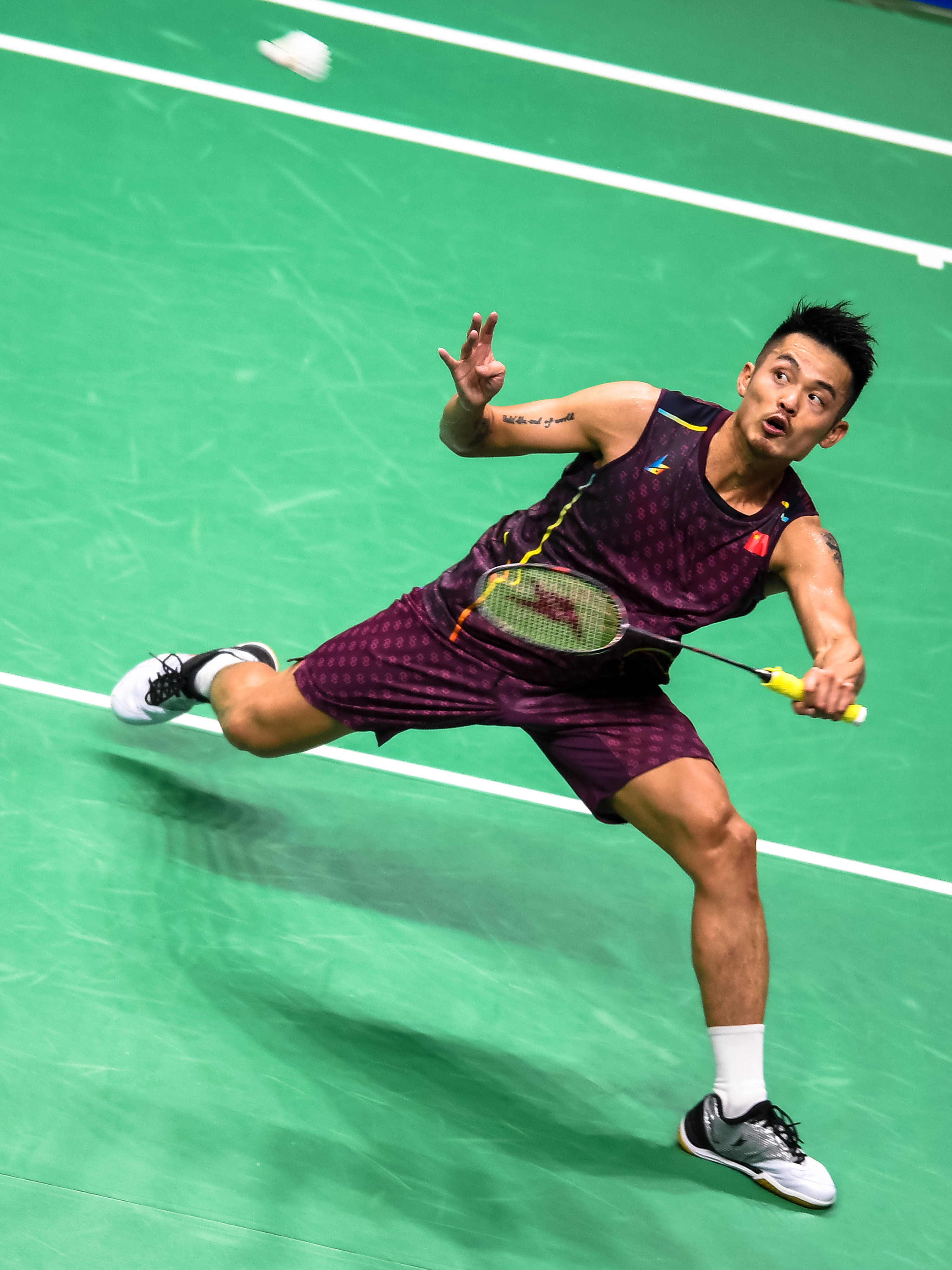 法国羽毛球队绝杀丹麦羽毛球队，林丹惊艳世界