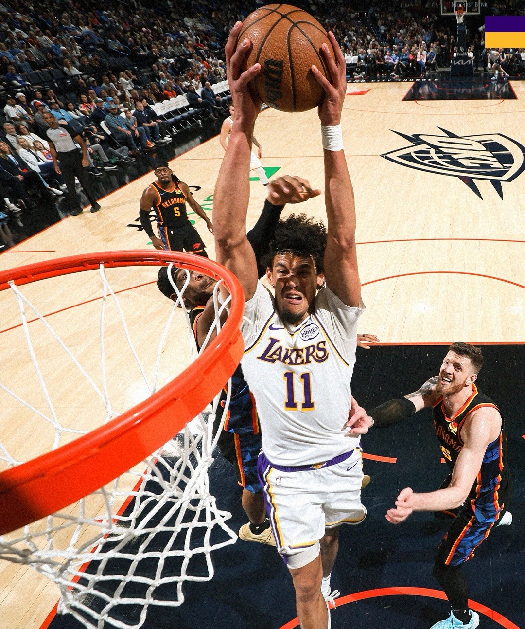 湖人翻盘猛龙，武切维奇状态火热