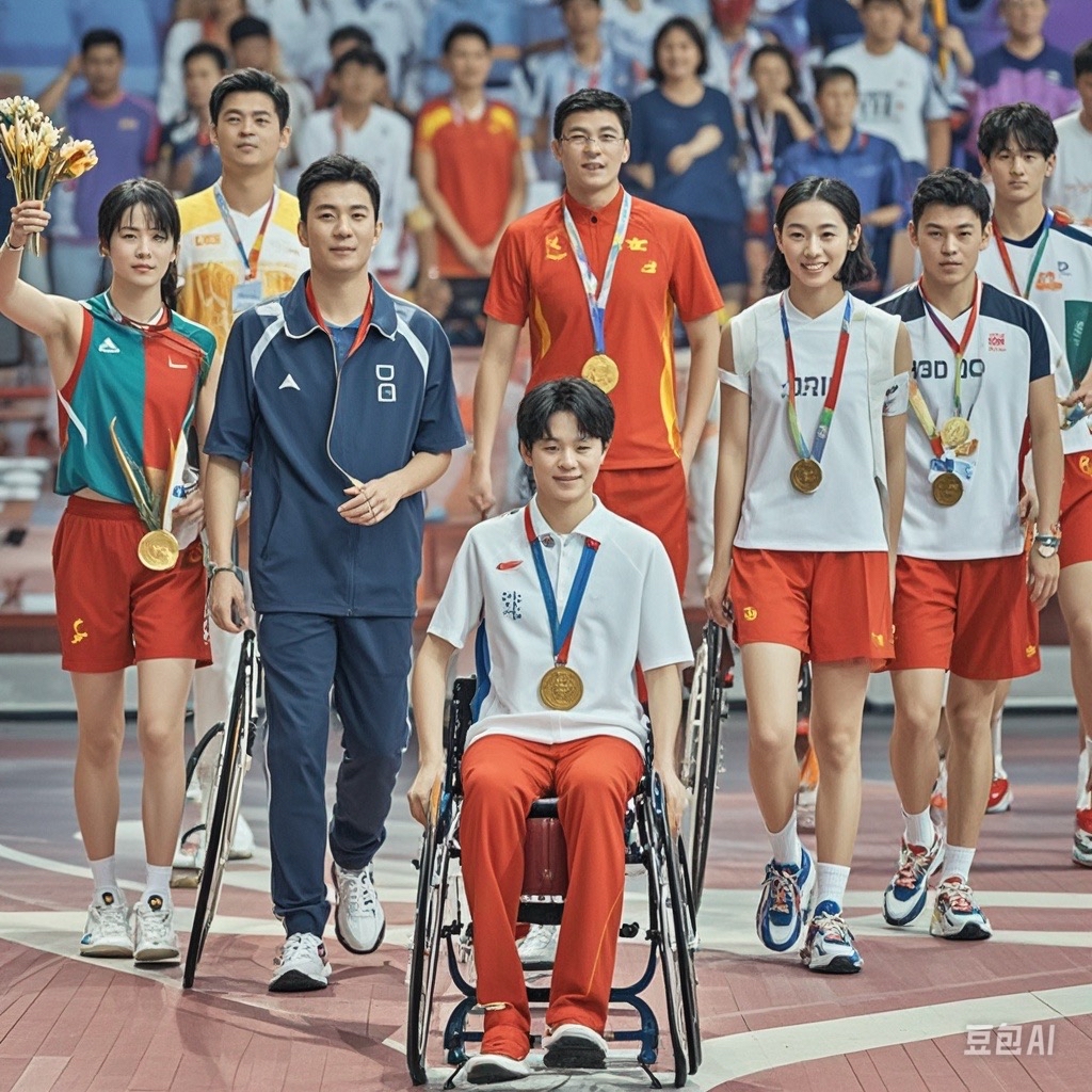 手足患难!运动员团结一心共进 手足患难!运动员团结一心共进